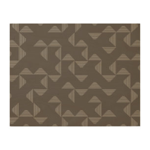 Simple, modern, trendy geometric graphic pattern wood wall art