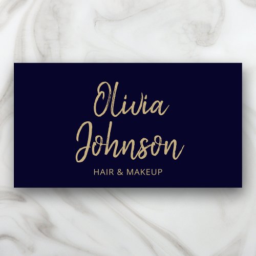 Simple Modern Trendy Hand Lettered Business Card