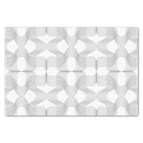 Simple modern trendy wavy graphic design pattern tissue paper