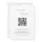 Simple Modern Typography QR Code Wedding