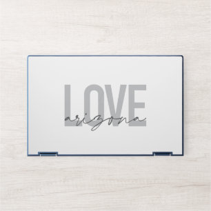 Simple, modern, urban, cool design Love Arizona HP Laptop Skin