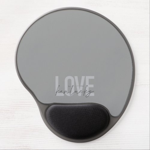 Simple modern urban cool design Love Kentucky Gel Mouse Pad