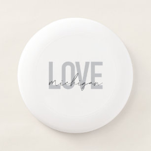Simple, modern, urban, cool design Love Michigan Wham-O Frisbee