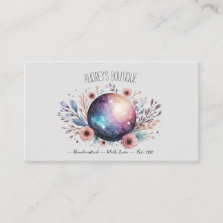 Simple Modern Watercolor Thank You Business Card