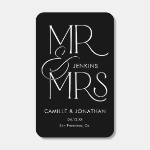 Simple Modern Wedding Favor Matchbox Matchboxes