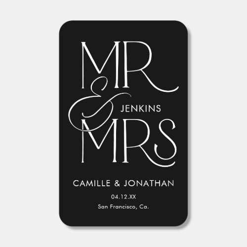 Simple Modern Wedding Favor Matchbox Matchboxes