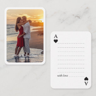 Simple Modern Wedding Guest Book/ Signing Cards