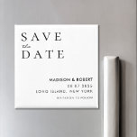 Simple Modern Wedding Save the Date Magnet<br><div class="desc">Simple Modern Wedding Save the Date Magnet</div>