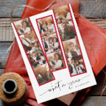 Simple Modern What a Year Photo Collage Christmas Holiday Card<br><div class="desc">Simple Modern What a Year Photo Collage Christmas Holiday Card. Click the edit button to customize with your details.</div>