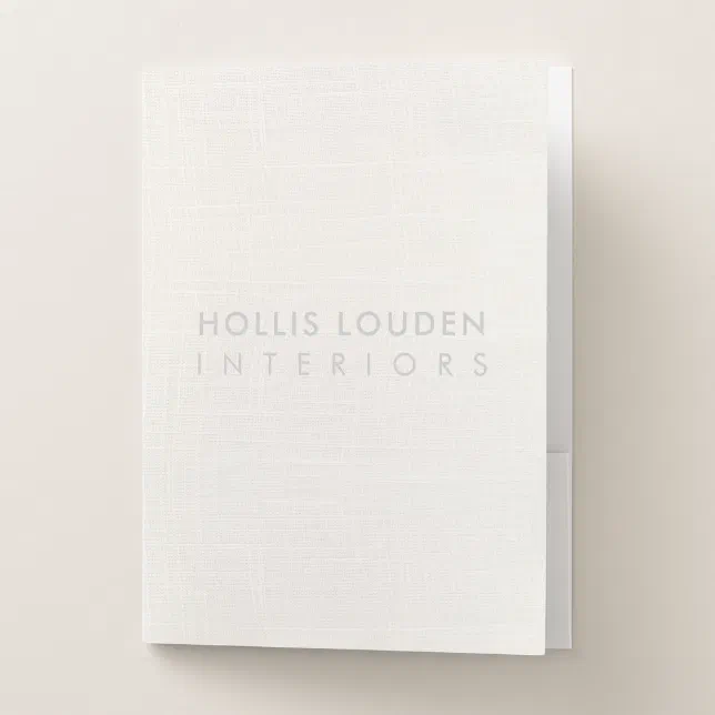 Simple Modern White Linen 