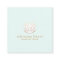 Simple Modern White Lotus Flower Floral