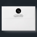 Simple monochrome circle invitation envelope<br><div class="desc">Simple monochrome circle envelope with black interior
Can be fully customized to suit your needs.
© Gorjo Designs via Zazzle. 

// Looking for matching items? Other stationery from the set available here: 
https://www.zazzle.com/collections/simple_monochrome_circle_wedding-119747025340789612?rf=238384850839516131 

// Need help customizing your design? Got other ideas? Feel free to contact me at: zoe@gorjodesigns.com</div>