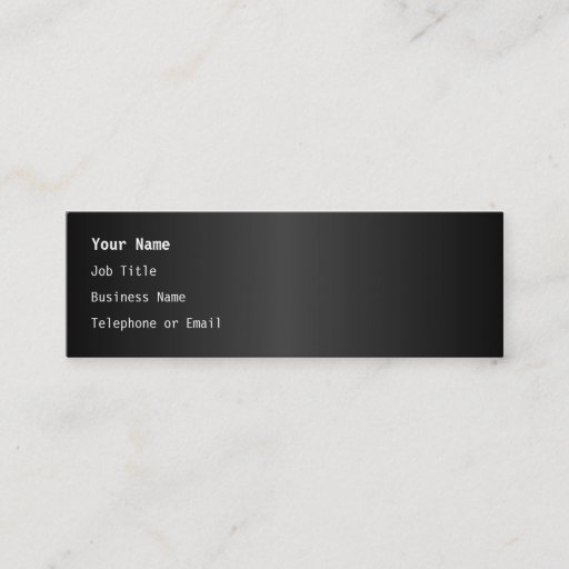 Customizable Simple Monochrome Design Business Card Templates