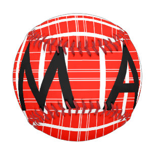 Simple monogram add your name letter man minimal t baseball
