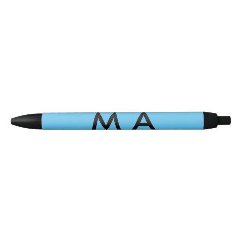 Simple monogram add your name letter man minimal t black ink pen