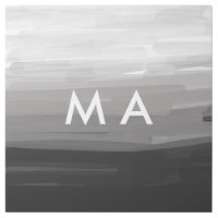 Simple monogram add your name letter man minimal t