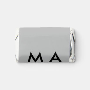 Simple monogram add your name letter man minimal t hershey's miniatures