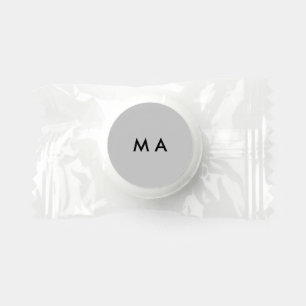 Simple monogram add your name letter man minimal t life saver® mints