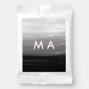 Simple monogram add your name letter man minimal t margarita drink mix