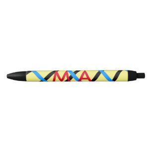 Simple monogram add your name letter man minimal t pen