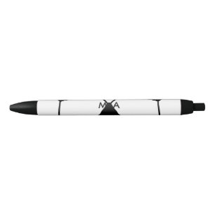 Simple monogram add your name letter man minimal t pen