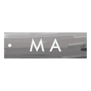 Simple monogram add your name letter man minimal t ruler