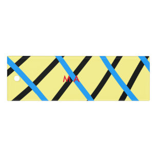 Simple monogram add your name letter man minimal t ruler