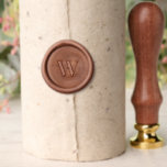 Simple Monogram Bold Initial Wedding Wax Seal Stamp<br><div class="desc">Simple Monogram Bold Initial Wedding Wax Seal Stamp. Personalize with your own initial. Choose your options - add wax and spoon if you like. We also have wax “stickers” available.</div>