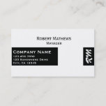 Simple Monogram Business Card at Zazzle