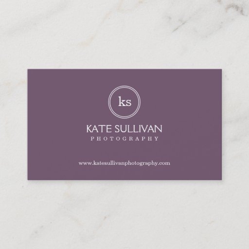 Customizable Simple Monogram Business Card - Groupon
