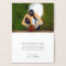 Simple Monogram Elegant Wedding Thank You
