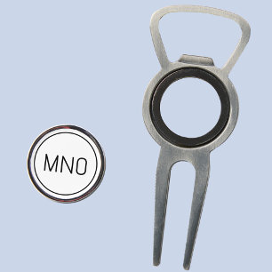 Simple Monogram Initial Divot Tool