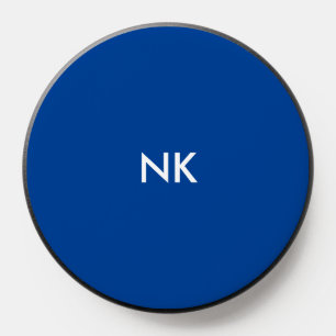 Simple Monogram Initials Custom Personalized Text PopSocket