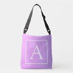 Simple Monogram | Subtle Pink/Purple Ombre Crossbody Bag
