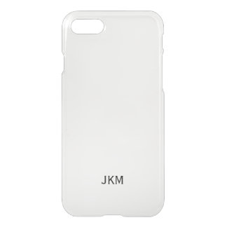Simple Monogram iPhone SE/8/7 Case