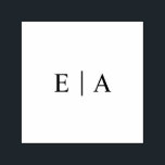 Simple Monogram Wedding Logo Initials Self-inking Stamp<br><div class="desc">Simple Monogram self-inking stamp</div>
