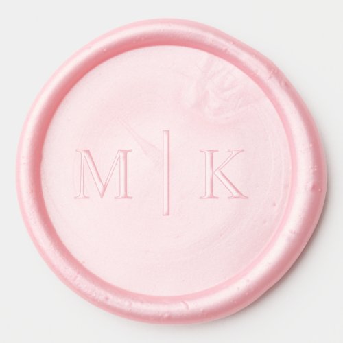 Simple Monogram Wedding  Wax Seal Sticker