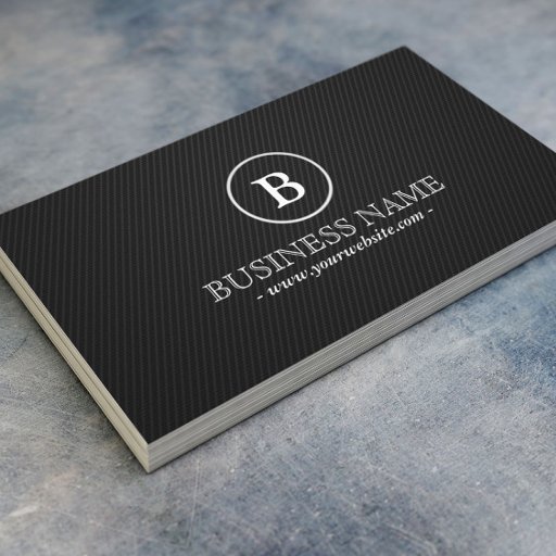 Customizable Simple Monogram Wine Tasting Business Card