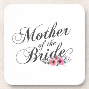 Simple Mother of the Bride Wedding   Coaster