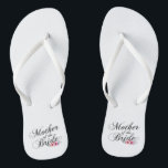 Simple Mother of the Bride Wedding | Flip Flops<br><div class="desc">For further customization, please click the "Customize" button and use our design tool to modify this template. If the options are available, you may change text and image by simply clicking on "Edit/Remove Text or Image Here" and add your own. If you wish to have this design added to a...</div>