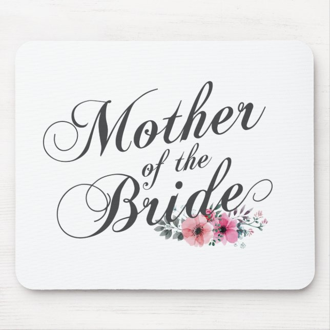 Simple Mother of the Bride Wedding | Mousepad (Front)