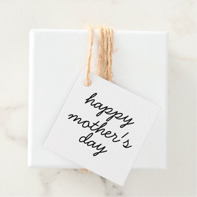 Simple Mother's Day Gift Tag (In Situ)