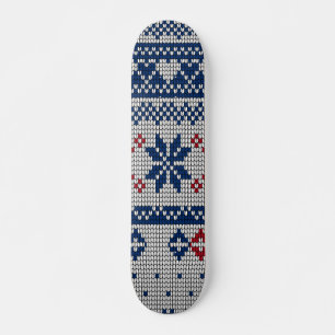 Simple Motifs Pattern 4 Skateboard