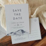 Simple Mountain Save the Date Postcard