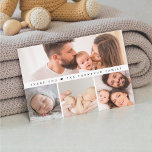 Simple Multi Photos Baby Shower Thank You Card<br><div class="desc">Express your gratitude with our "Heart Baby Shower Multi Photos, picture Collage Simple Thank You Card". This charming card features a sweet, simple design and a customizable photo collage, perfect for showcasing memories from your special day. Personalize the message on the back to add a heartfelt touch, making these thank...</div>