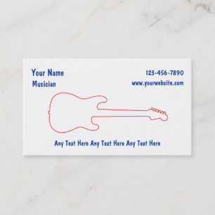 Simple Music Business Cards