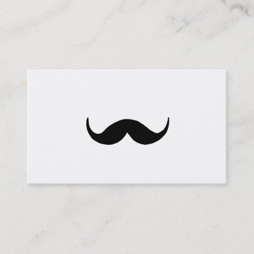 Simple mustache business card templates