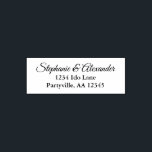 Simple Name Address Self-inking Stamp<br><div class="desc">A simple,  but elegant address stamp. Personalize with your own information.</div>