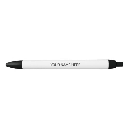 SIMPLE NAME CUSTOME MINIMAL BLACK INK PEN