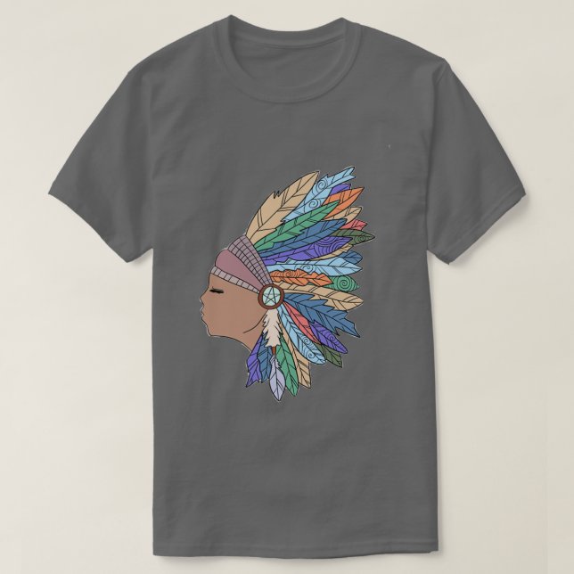 Simple Native American Art  T-Shirt (Design Front)